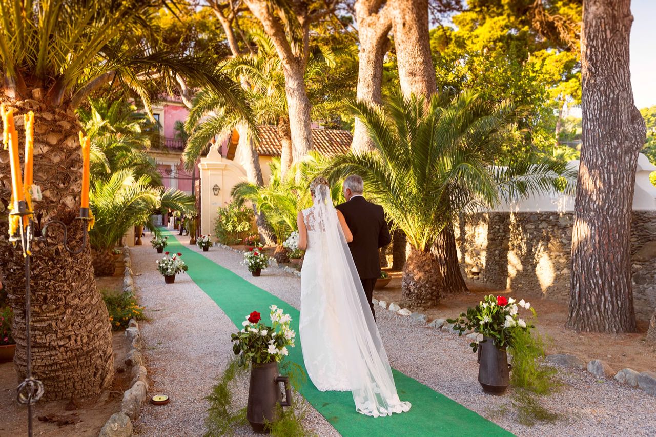Giardino ed esterni per celebrare matrimoni di lusso all'aperto - Villa Ventura - Falerna - Catanzaro - Calabria